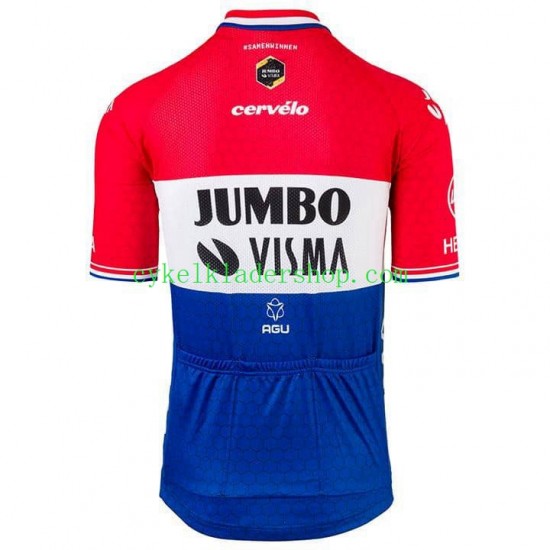 2021 Team Jumbo-Visma Män Cykeltröja Kortärmad N004