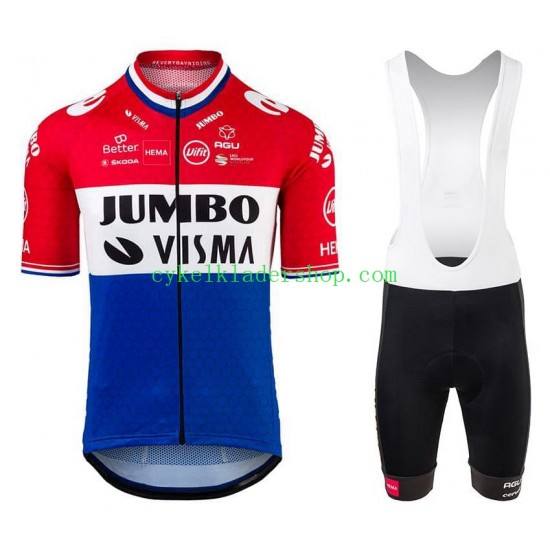 2021 Team Jumbo-Visma Män Cykeltröja och Cykelshorts N004