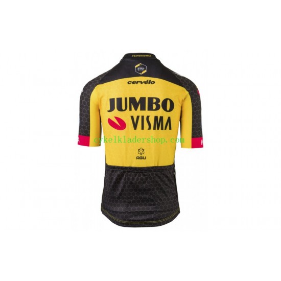 2021 Team Jumbo-Visma Män Cykeltröja Kortärmad N005