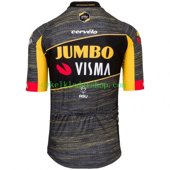 2021 Team Jumbo-Visma Män Cykeltröja Kortärmad N006