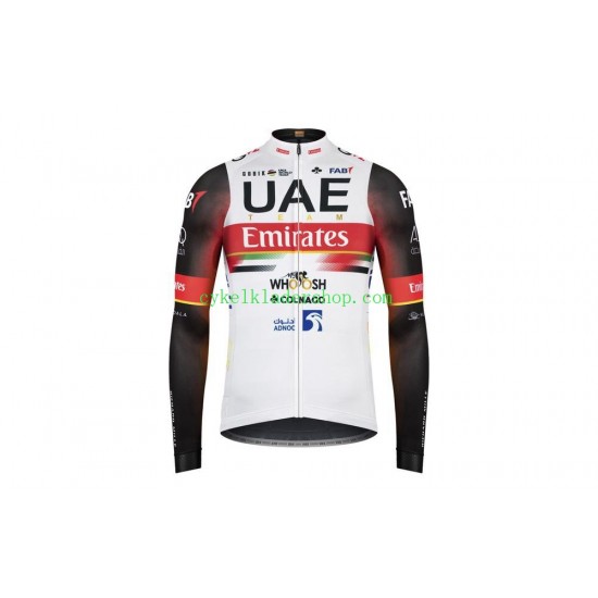 2021 UAE Team Emirates Män Cykeltröja Långärmad N002