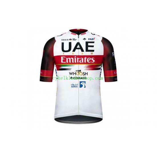 2021 UAE Team Emirates Män Cykeltröja Kortärmad N002