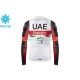 2021 UAE Team Emirates Män Cykeltröja Vinter Thermal Fleece N002