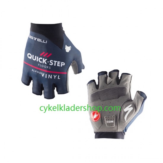 2022 Quick-Step Alpha Vinyl Team Cykelhandskar Kort N001