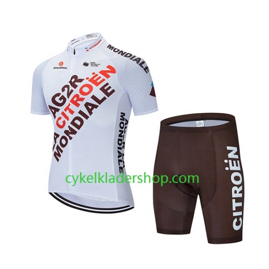 2021 AG2R Citroen Team Barn Cykeltröja och Cykelshorts N001