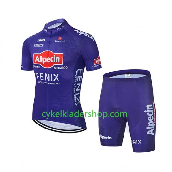 2021 Alpecin–Fenix Barn Cykeltröja och Cykelshorts N001