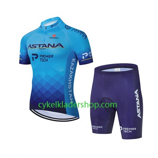 2021 Astana-Premier Tech Barn Cykeltröja och Cykelshorts N001