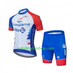 2021 Groupama-FDJ Barn Cykeltröja och Cykelshorts N001