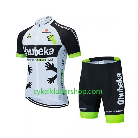 2021 Team Qhubeka Barn Cykeltröja och Cykelshorts N001