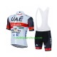 2021 UAE Team Emirates Män Cykeltröja och Bib Cykelshorts N001