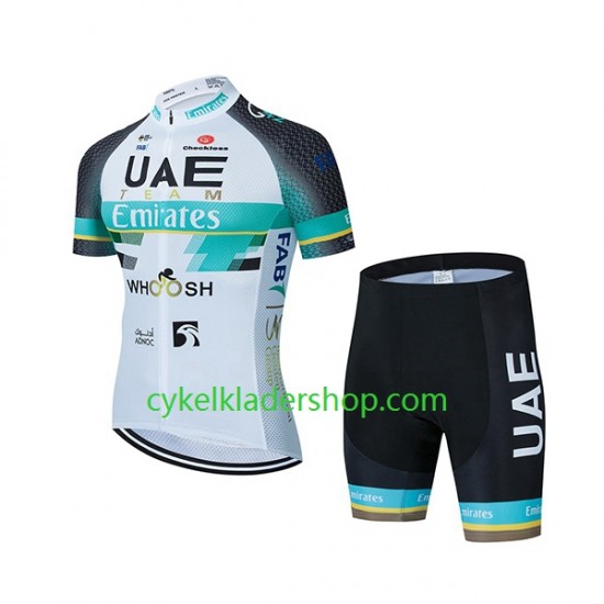 2021 UAE Team Emirates Barn Cykeltröja och Cykelshorts N002