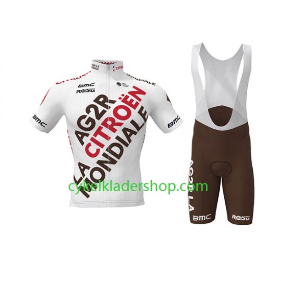 2022 AG2R Citroen Team Män Cykeltröja och Bib Cykelshorts N001