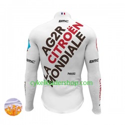 2022 AG2R Citroen Team Män Cykeltröja Vinter Thermal Fleece N001