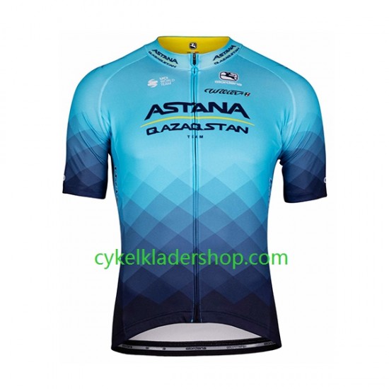 2022 Astana Qazaqstan Team Män Cykeltröja Kortärmad N001