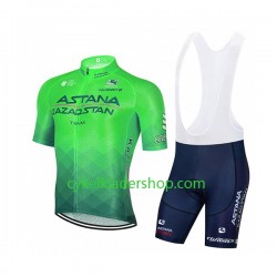 2022 Astana Qazaqstan Team Män Cykeltröja och Bib Cykelshorts N003