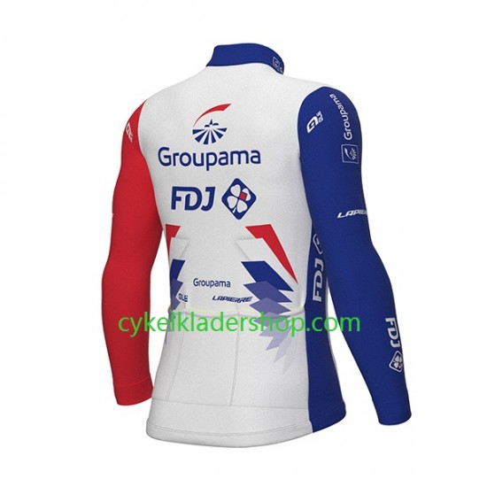 2022 Groupama-FDJ Män Cykeltröja Långärmad N001