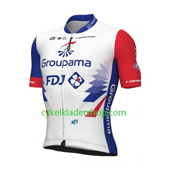 2022 Groupama-FDJ Män Cykeltröja Kortärmad N001