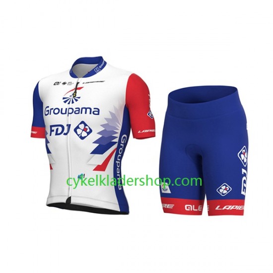 2022 Groupama-FDJ Kvinnor Cykeltröja och Cykelshorts N001