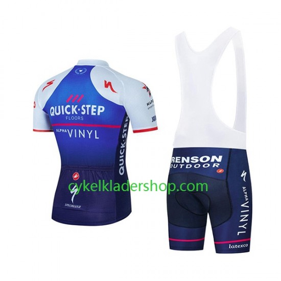 2022 Quick-Step Alpha Vinyl Team Män Cykeltröja och Bib Cykelshorts N001