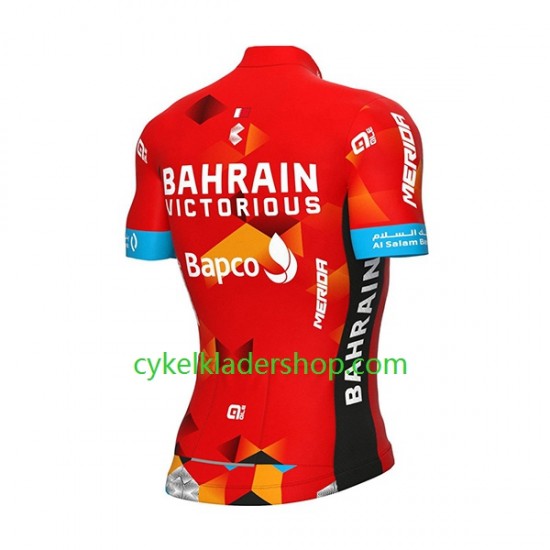 2022 Team Bahrain Victorious Män Cykeltröja Kortärmad N001