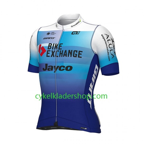 2022 Team BikeExchange-Jayco Män Cykeltröja och Bib Cykelshorts N001