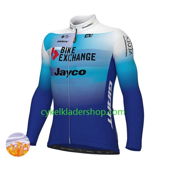 2022 Team BikeExchange-Jayco Män Cykeltröja Vinter Thermal Fleece N001