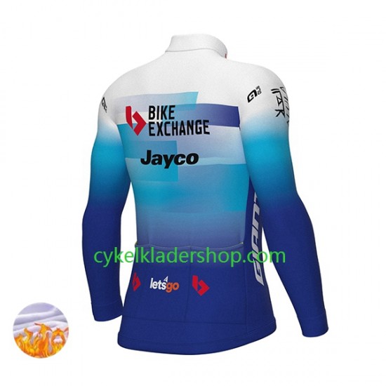 2022 Team BikeExchange-Jayco Män Cykeltröja Vinter Thermal Fleece N001