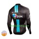 2022 Team DSM Män Cykeltröja Vinter Thermal Fleece N001