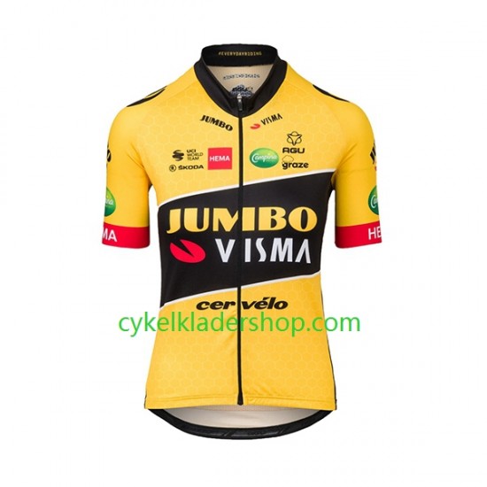 2022 Team Jumbo-Visma Män Cykeltröja och Bib Cykelshorts N001