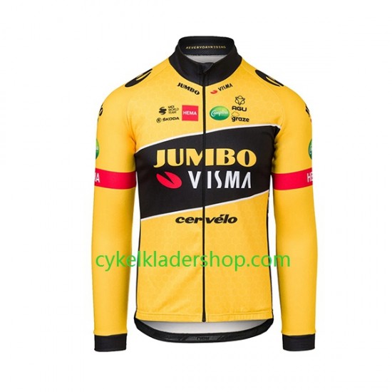 2022 Team Jumbo-Visma Män Cykeltröja Långärmad N001