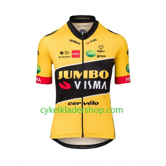 2022 Team Jumbo-Visma Män Cykeltröja Kortärmad N001