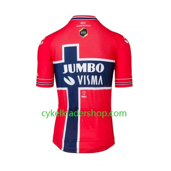 2022 Team Jumbo-Visma Män Cykeltröja Kortärmad N003