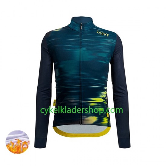 2022 Tour de France JAUNE Män Cykeltröja Vinter Thermal Fleece N001