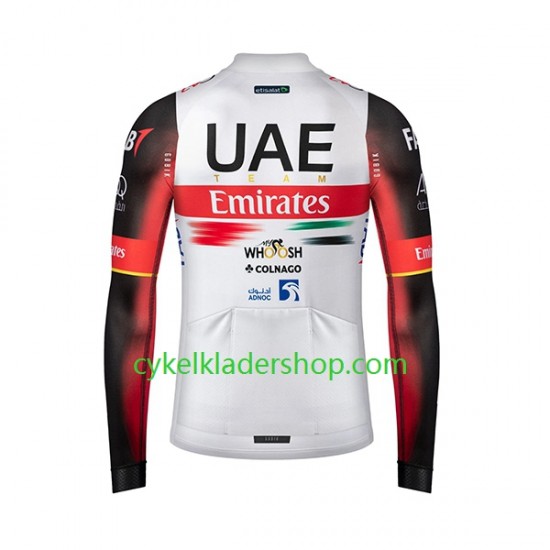 2022 UAE Team Emirates Män Cykeltröja Långärmad N001