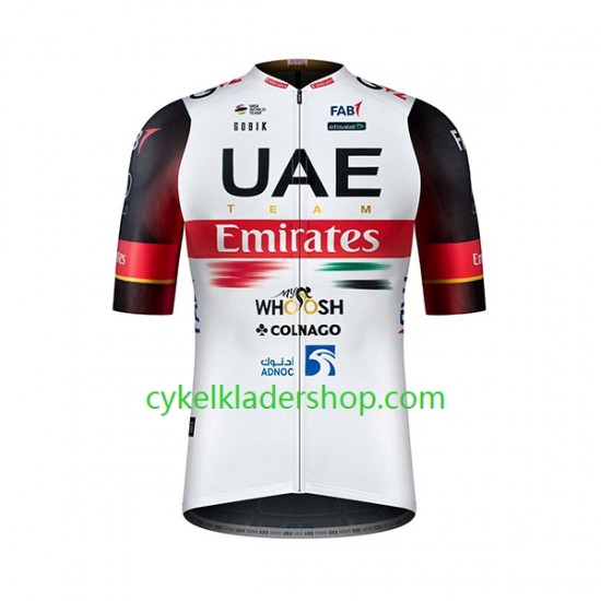 2022 UAE Team Emirates Män Cykeltröja Kortärmad N001